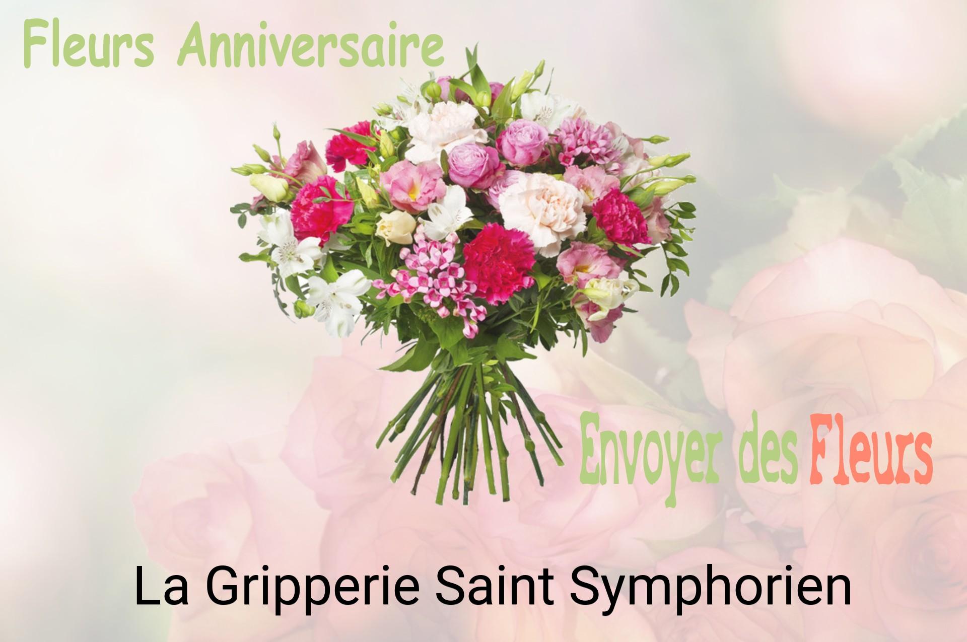 Bouquet de fleurs d’anniversaire livré à La Gripperie-Saint-Symphorien